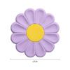 1 Pcs Daisy Shape Silicone Coaster Kitchen Table Heat Resistant Anti-scalding Mat Cup Tableware Placemat Table Decoration