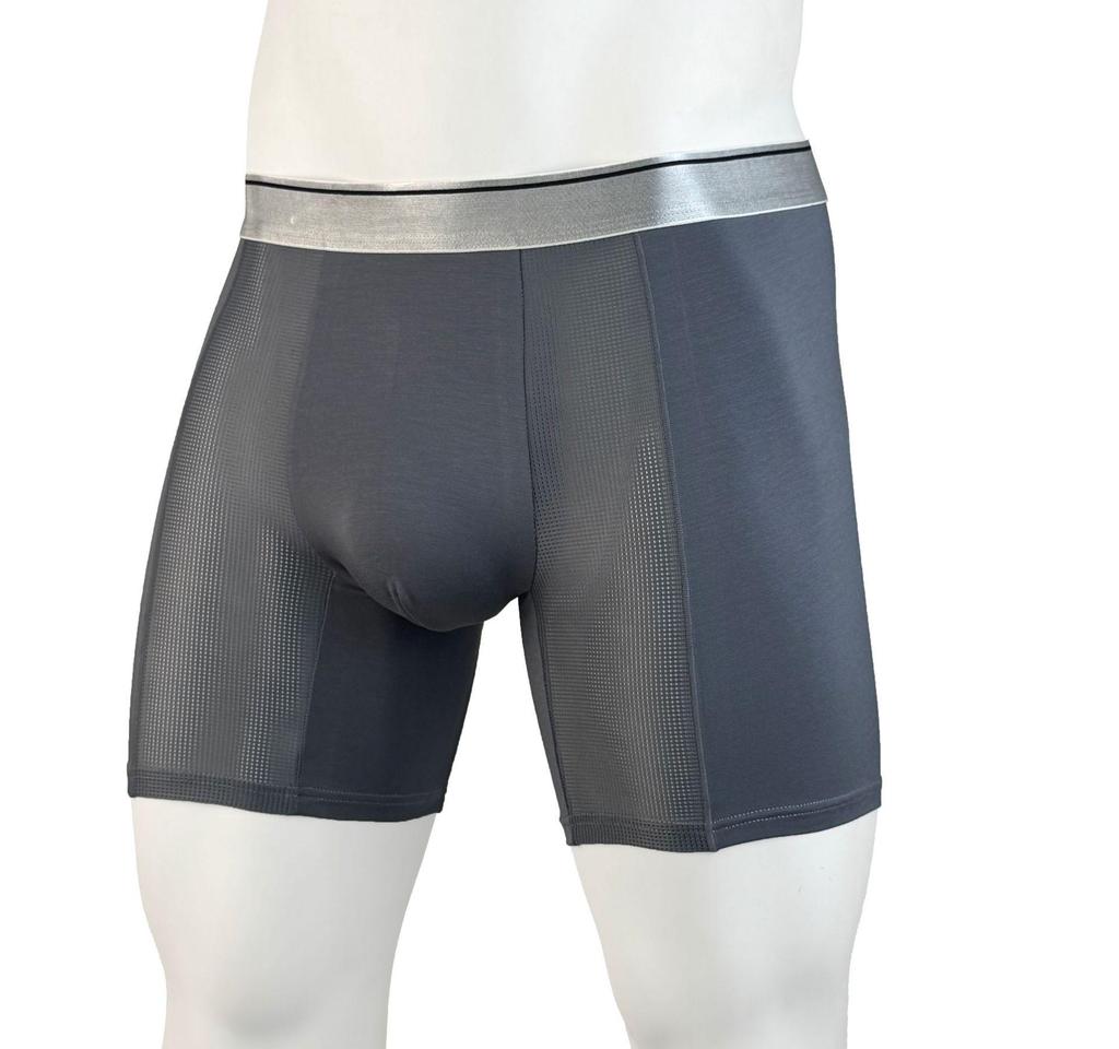 Breathable Men's Boxer Briefs to Prevent Testicular Dampness - Mesh Sports Viscose, Loose Fit