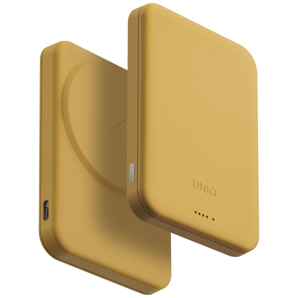 UNIQ Lyden Lexa Magnetic Power Bank 5000mAh PD USB-C MagSafe Yellow