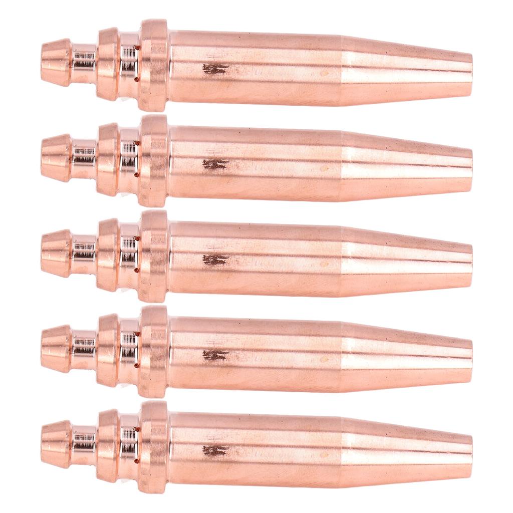 5Pcs Acetylene Cutting Tips Nozzle Torch Consumable Accessories for Integrated Machine 2# G02?2