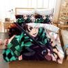 Cartoon Anime Bed Linen,Microfibre Bedding Sets, Children's Bed Linen with Zip Room Decor  Duvet Cover  for Teenagers  Adult