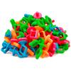 100Pcs Silicone Bobbin Holder thread Spool Savers Clamp Stack Bobbins on Top of Thread Spools for  Embroidery Sewing Tools Clips