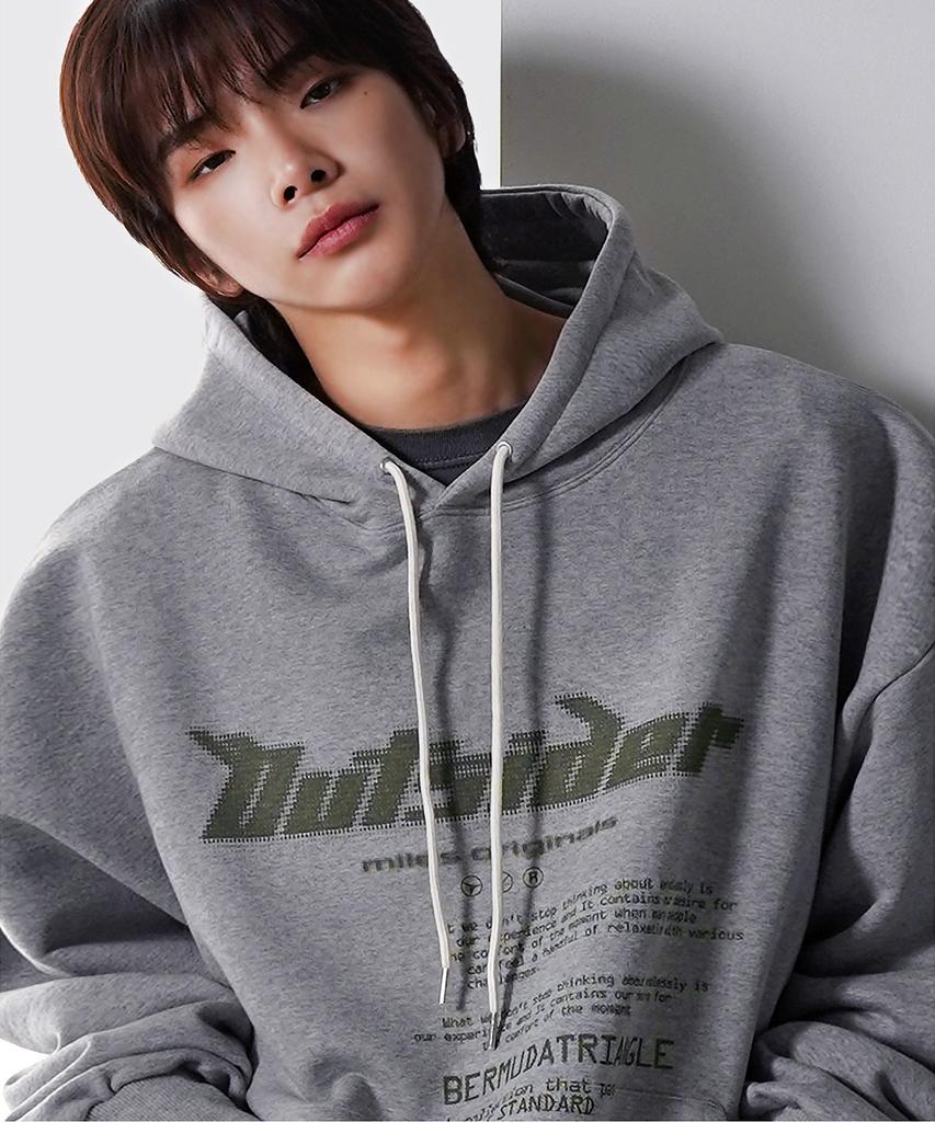 Outsider Original Sweat Hoodie Grey