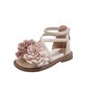 Girls' Sandals Summer New Children Sandals Soft Bottom Girl Princess Shoes Flower Girls Roman Shoe Fashion Girls Shoe skids shoe