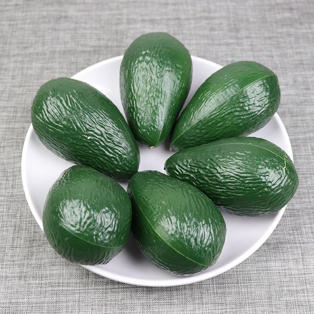 Artificial Fake Avocado Fake Fruit Plastic Foam Plastics