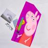 1pc Pink Pig (8) Beach Towel, Beach and Seaside Swimming Pool Equipment, Fashion Pattern, Rectangular, Travel Essentials