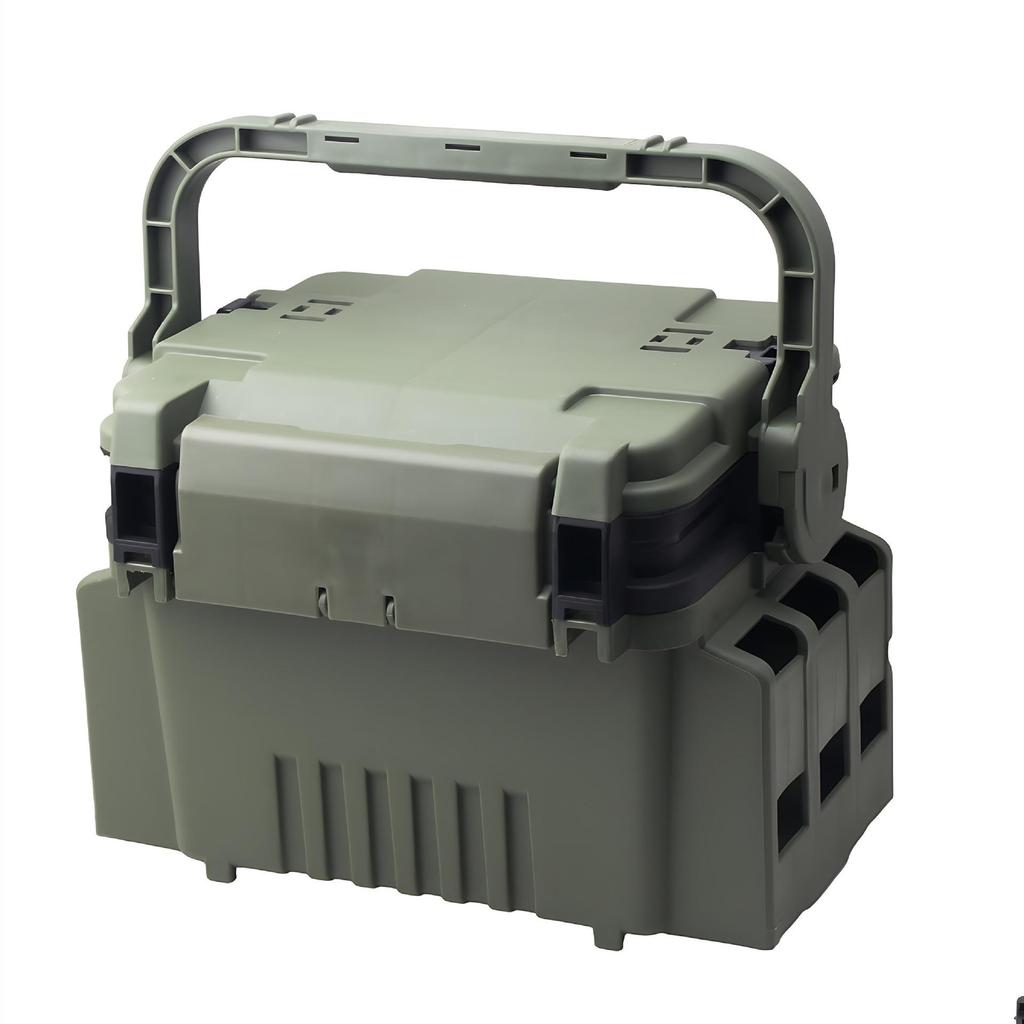 Reinforced Multi-layer Fishing Box with Large Capacity for Sea and Rock Fishing
