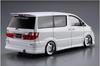 Aoshima Bunka Kyozai The Tuned Car 7 Silk Blaze Alphard Kunststoffmodell (AOSHIMA) Nein. 1/24 MNH/ANH10/15W '05 (Toyota)