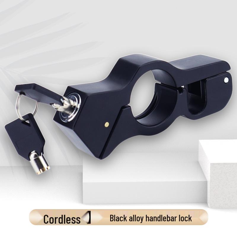 Anti-Theft Motorcycle Brake & Throttle Lock with Alarm