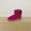 Women's Mid-Calf Bow Snow Boots - Plus Velvet, Thick Warm Cotton, Large Size Winter Footwear