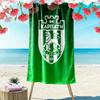 Karpaty Lviv Print Strandtuch, Großes Weiches Schnelltrocknendes Handtuch für Strand Camping Schwimmen