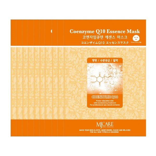 [100 sheets] Coenzyme Q10 Skin Care Essence Mask Sheet Pack (6514329A)