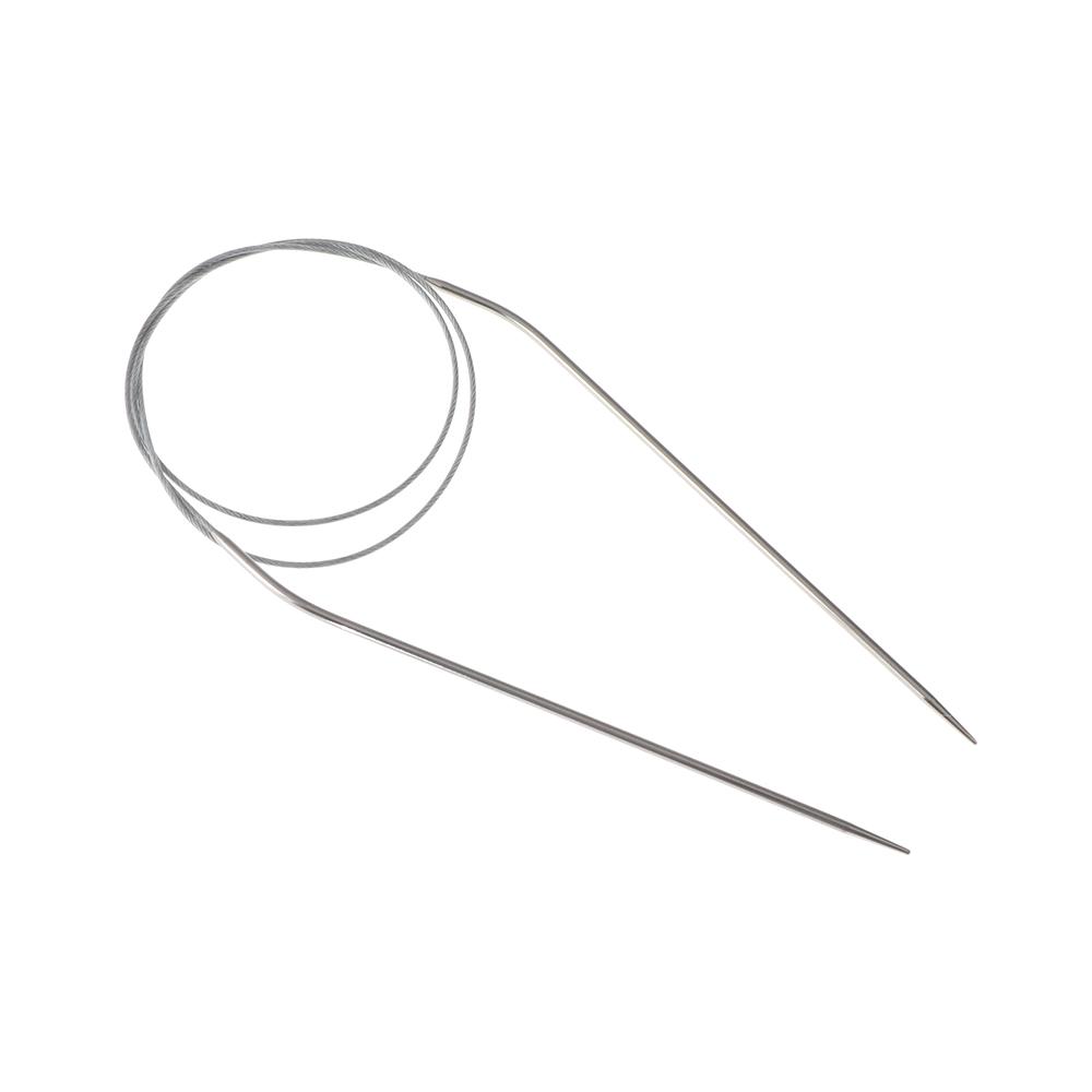 Edelstahl Rundstricknadel Handgefertigt Strickhäkelnadel Haushalt DIY Bastelartikel Handarbeitszubehör Nähnadeln