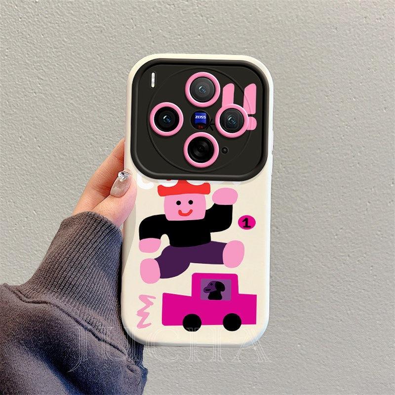 Applicable To Vivox300ultra Mobile Phone Case with Lanyard All-inclusive Advanced Sense X300s New Cartoon High Jump Villain