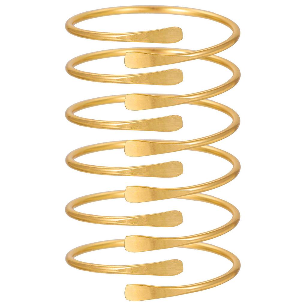 European-American Retro Snake-Shaped Alloy Bangle: Women's Exaggerated Twisted Wrap Animal Bracelet Armlet Cuff.