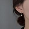 925 Sterling Silver leaf  Earrings For Women Trendy Earring Jewelry Prevent Allergy Party Accessories Gift