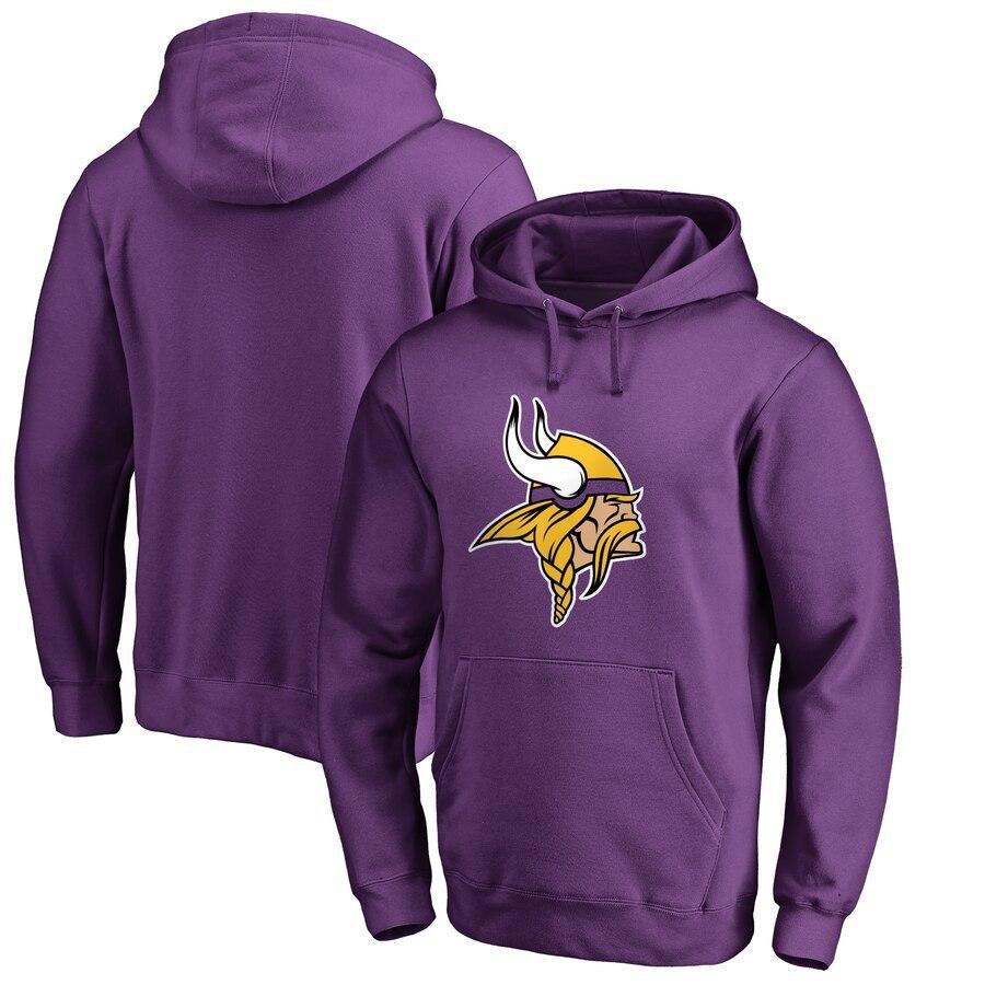 Men s Casual Sports Hooded Sweater Men s American Football Vikings S