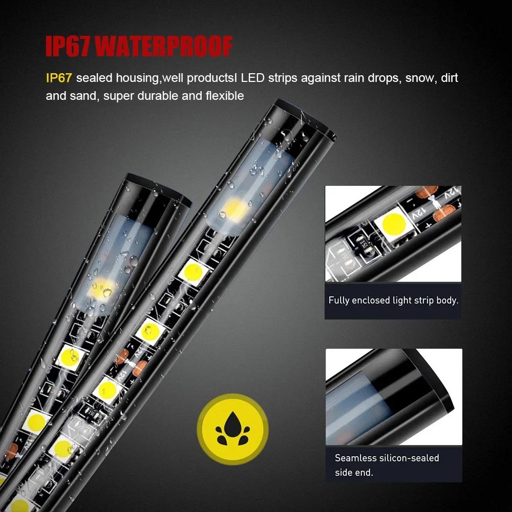 2Pcs LED Car Lights Strip Truck Cargo Bed Running Light Lamp For GMC Sierra 1500 Pickup RV Vans Yukon Yukon Car Accessories