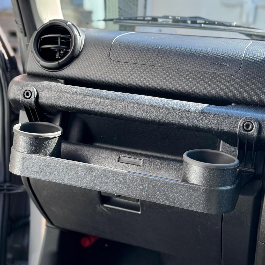 nakira Drink Holder Passenger Seat Smartphone Stand for Jimny Sierra Nomad JC74 Tray, Table, JB64, JB74,