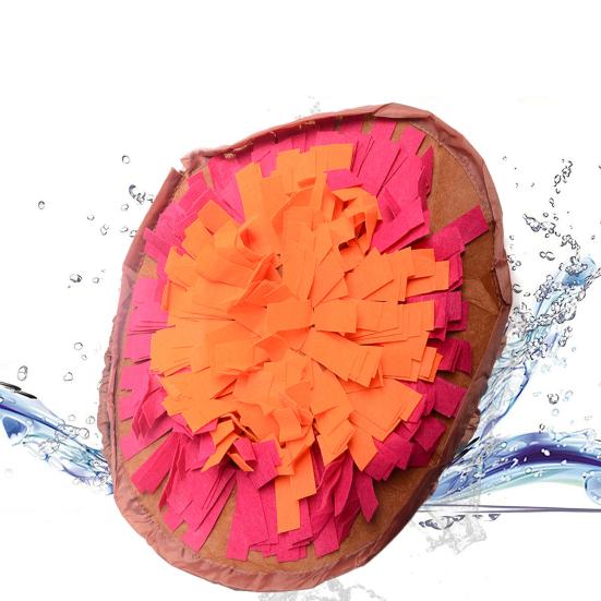 Dog Snuffle Mat Pet Sniffing Pad Foldable Slow Feeding Mat Interactive Puzzle Toy Non-slip Dog