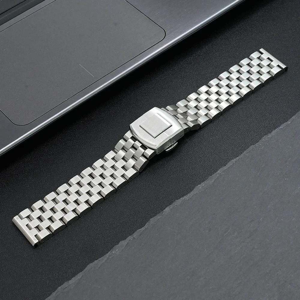 

22mm Stainless Steel Band For Huawei Watch 4/4Pro GT4 GT3 Pro 46mm Ultimate Mens Metal Strap For Amazfit Balance GTR 47mm Correa For Amazfit GTR 47mm срібний