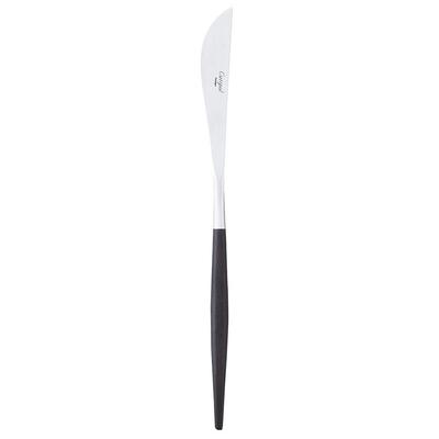 Cutipol Single Table Knife GOA Silver X Black GO.03
