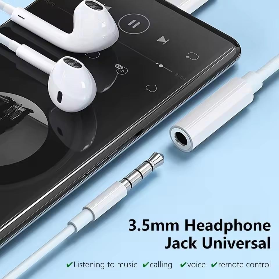 2/4PCS USB-C Type-C to 3.5mm Black Audio earphone adapters USB Type-C to 3.5mm female headphone jack adapter 3
