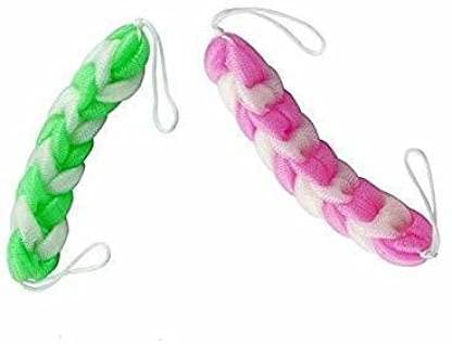 TWIREY Hanging Bath Shower Long Loofah Sponge Pouf Body Scrubber Exfoliator| Bathing Long Loofah for Men and Women| Ultra Soft Bath Sponge Loofah/S