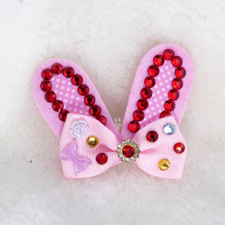 Puppy Hair Clip for Yorkshires & Maltese: Bow Knot Hairpin for All Breeds & Hair Lengths