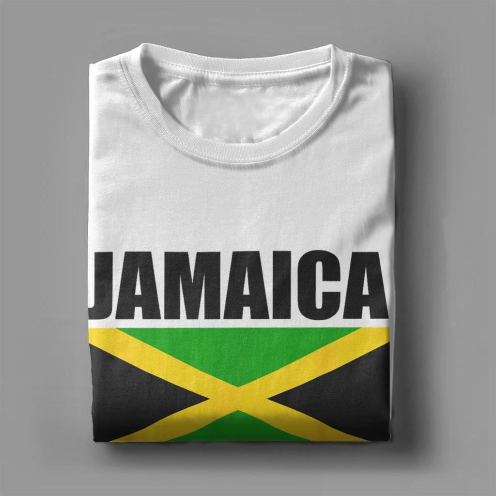 Jamaican Flag Love Jamaica T Shirt Unisex Y2K Casual Cotton TShirts Summer O Neck Hipster Tee Shirt Printed Oversized Clothes