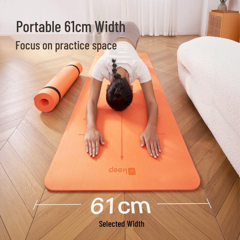Keep TPE Yoga & Fitness Mat with Alignment Lines
