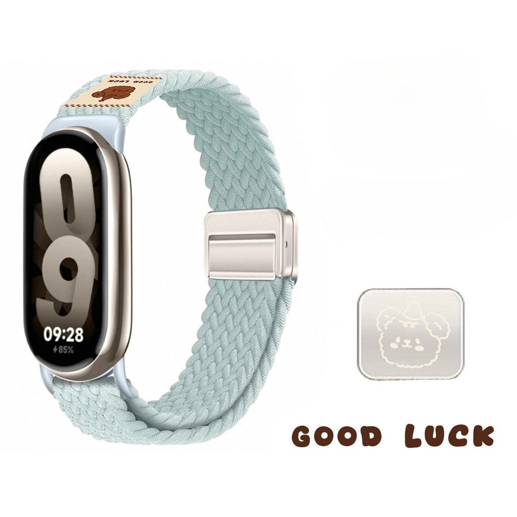 Nylon Strap for Xiaomi Mi Band 10/9/8 High Quality Breathable Sports Adjustable Wristband for Mi Band 10 9 NFC Replace Watchband