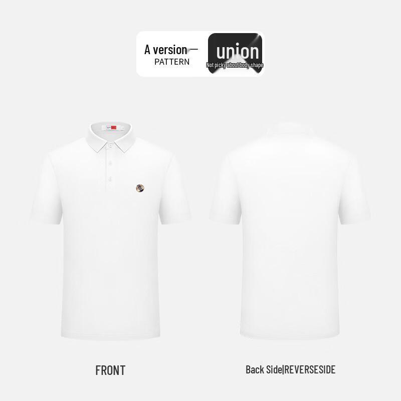 Goldlion Men's Silk Blend Short Sleeve Polo Shirt