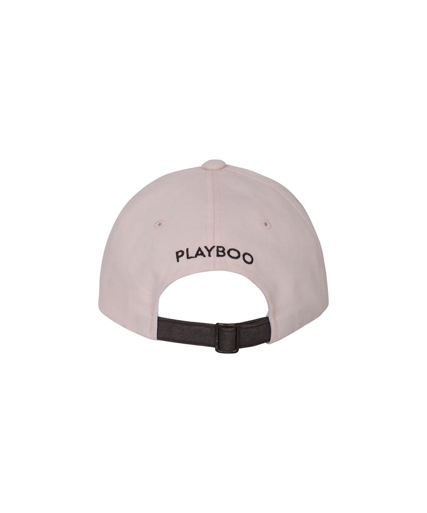 Peulleibu Contrast Logo Ball Cap_Pink