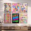 1pc Modern Be Kind and Love Always   Poster Paper Print Home Bedroom Entrance Bar Cafe Art Painting Decoration