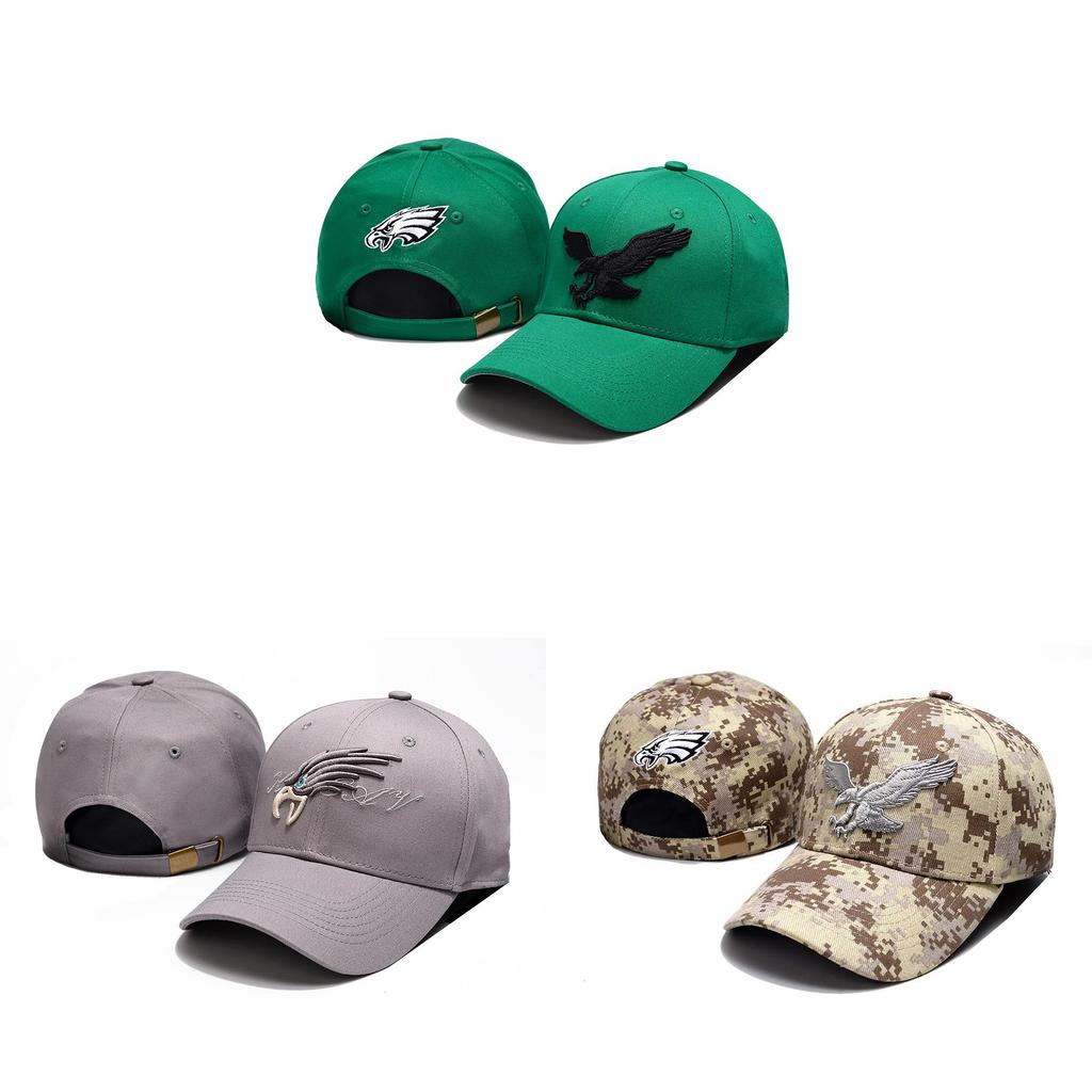Military Green Camouflage Eagle Baseball Cap With Breathable Cotton For Casual Sun Protection