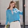 Women's Gentle Wool Blend Long Sleeve Cardigan