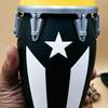 Puerto Rican Flag Conga Style 3D Printed Can Holder, Beverage Insulator, Lightweight 12oz Can Cooler for Parties Beaches Barbecues Caribbean Gift