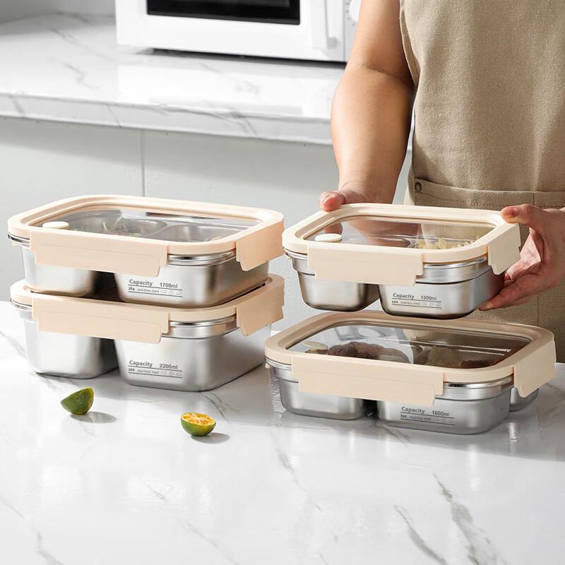 Shengjia 304 Stainless Steel Microwavable Lunch Box