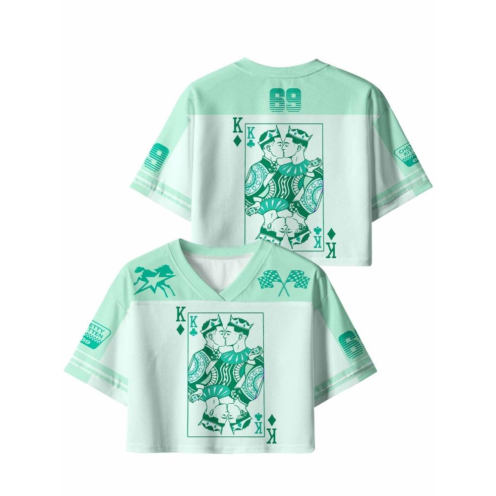 Trendy Y2K Sportswear, Popular Mesh Sportswear, Sport Crop Tops, Soccer Jerseys, Women s and Men s Clothing, Soccer Jerseys S