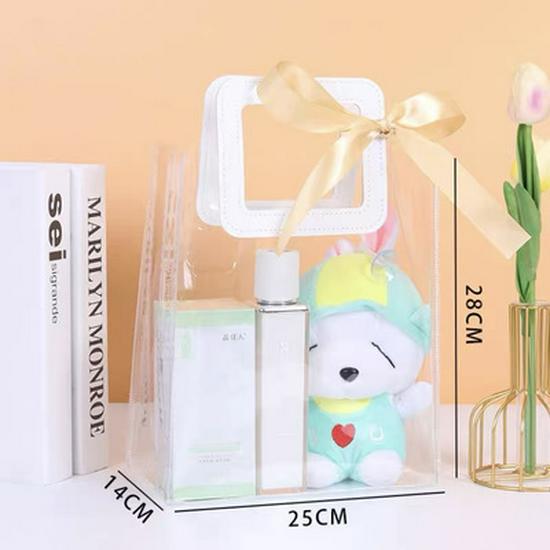Transparent PVC Wedding Candy Laser Gift Bag