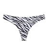Seamless Ice Silk Leopard Print Low Waist Women's Thong