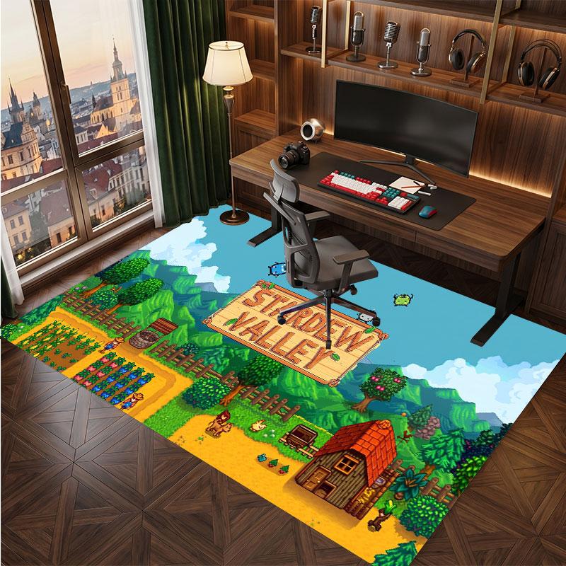 Stardew Valley Rug Soft Thick Non Slip Floor Carpet for Bedroom Living Room Home Decor