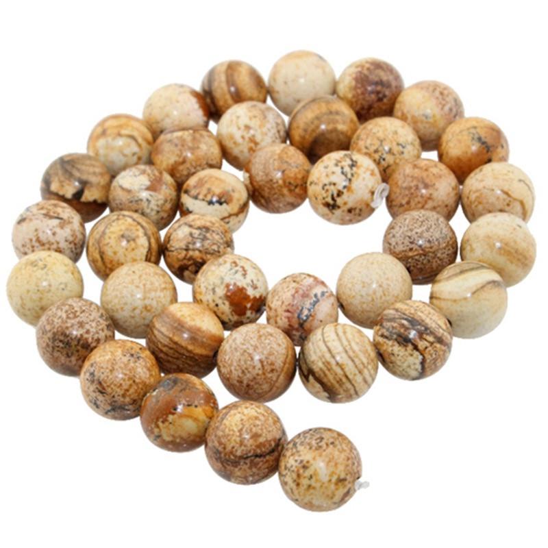 Glansbild Sten Ädelsten Rund Lösa Spacer Beads Strand 4 6 8 10 12mm