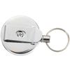 Recoil Badge Reel Anti Lost Retractable Alarm Key Ring Key Chain High Resilience Steel Wire Rope