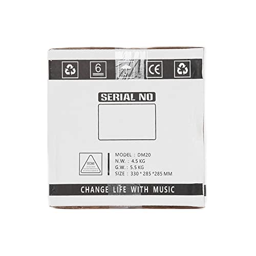 Coolmusic DM20 20W BT Personal Monitor Amplifier for Electric Drum Amplifiers, Keyboards, and Acoustic Guitar