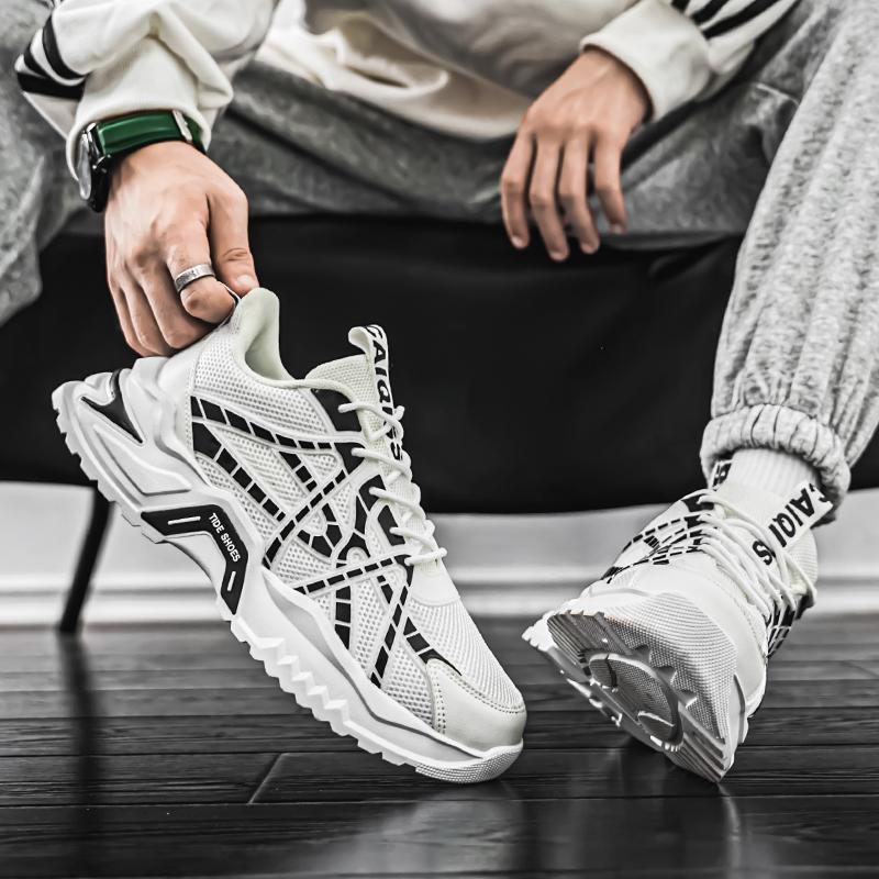 Men’s Jogging Sports Shoes for Women’s Sneakers Casual Street Style Running Sneakers Students Large Plus Size Skate Boarding Shoes 36-45