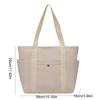 Korean Style Shopping Handbag Large Capacity Cloth Shoulder Bag Simple Canvas Tote Bag  Women