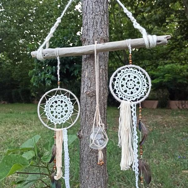 10PCS Dream Catcher Ring Round Wooden Bamboo Hoop DIY Crafts Tools 10 - 30CM