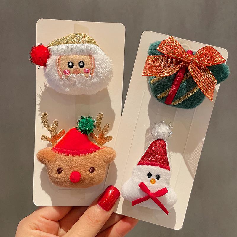 Reindeer Snowman Christmas Brooch Pin for Women - Holiday Gift & Decoration